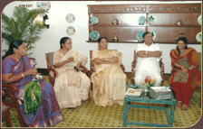 With DMK Women MPs