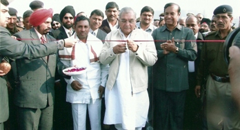 With CM Haryana at Inauguration of Gurgaon Express Way