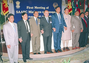 At the First Meeting of SARC Ministers on Transport, New Delhi <br>August - 2007