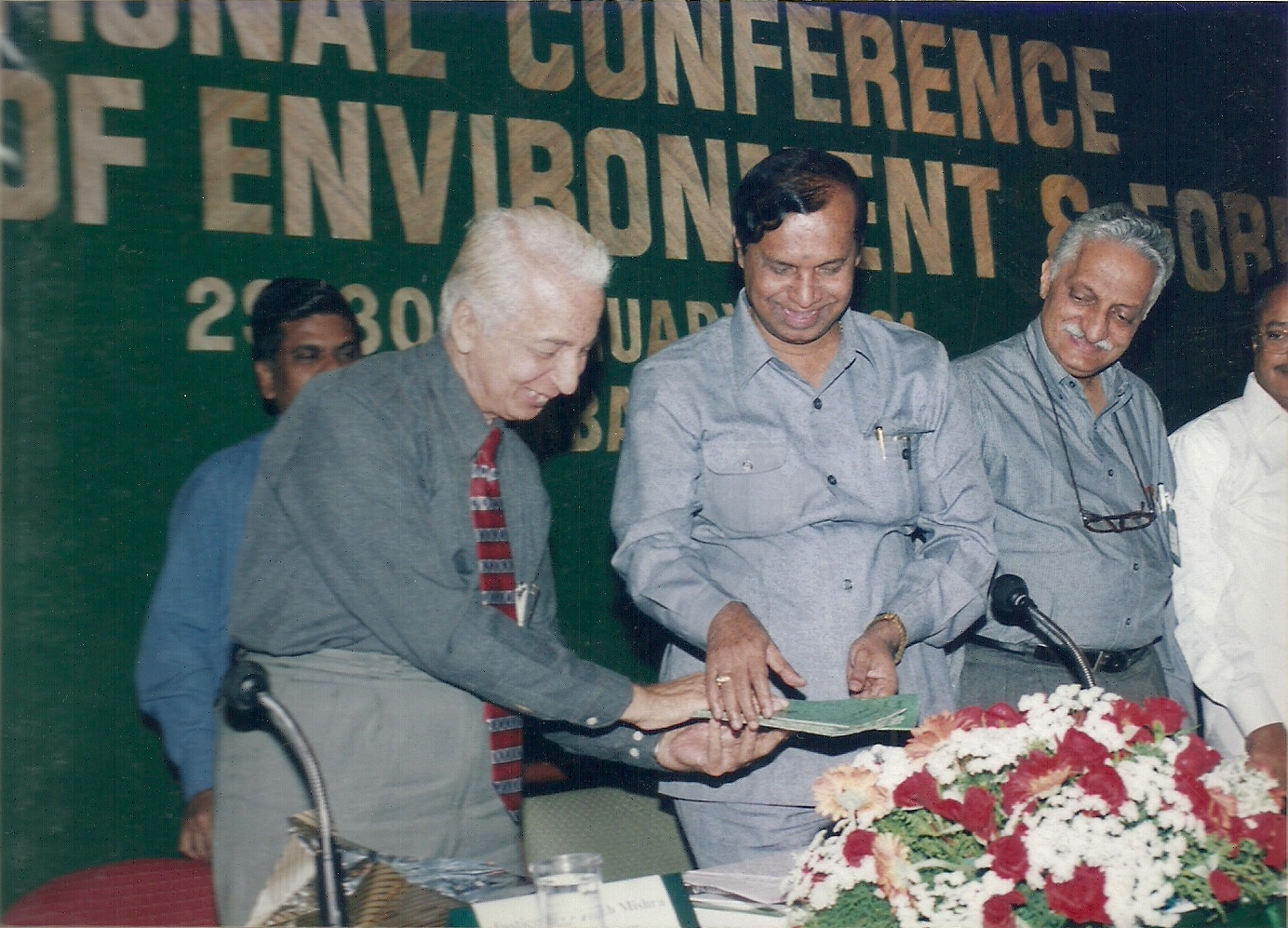 With Justice Rangnath Misra at  Env. Ministers Conference Coimbtore - Jan 2001