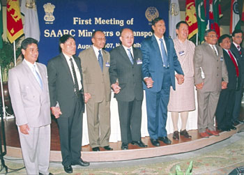 At the First Meeting of SARC Ministers on Transport, New Delhi August 2007
